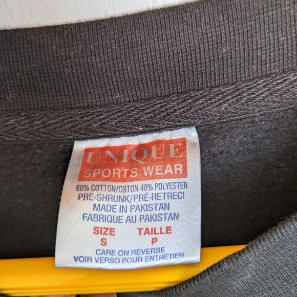 Men's Brown Boys  black and gold crew neck sweater - Picture 2 of 7